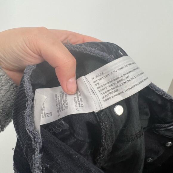 Abercrombie & Fitch The Dad High Rise Jeans Button Fly Distressed - Picture 7 of 7